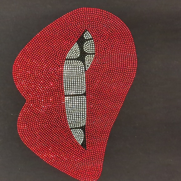 *sold* Lauren Moshi crystal lip maxi dress Sz M - Picture 2 of 7